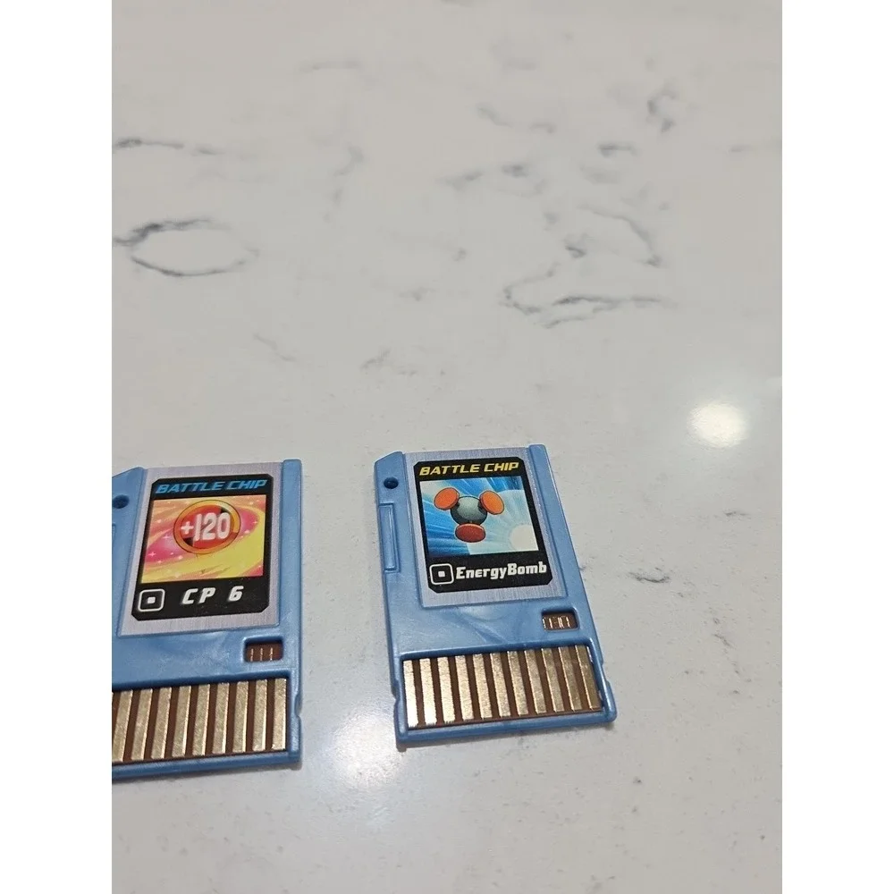 Lot of 5 Mega Man NT Warrior Advanced Pet Battle Chips Takara 2004
